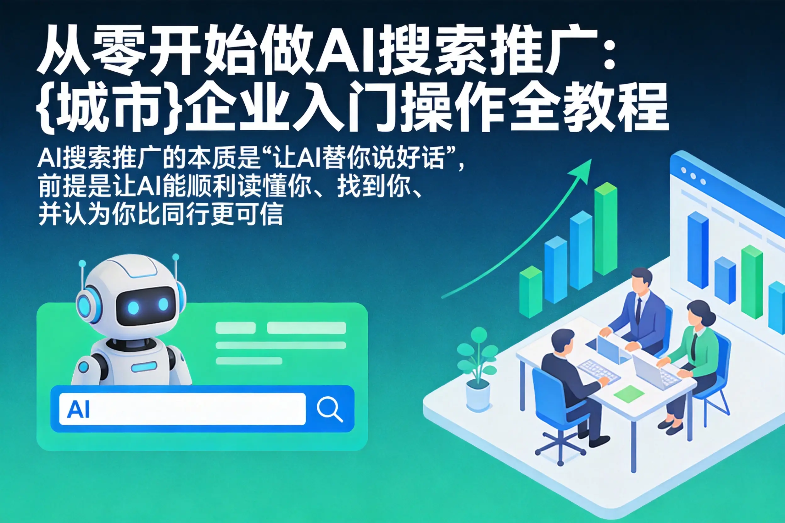 从零开始做AI搜索推广：甘肃企业入门操作全教程