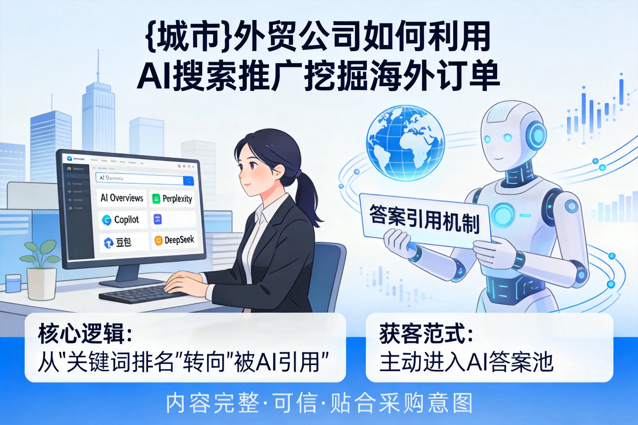 甘肃外贸公司如何利用AI搜索推广挖掘海外订单