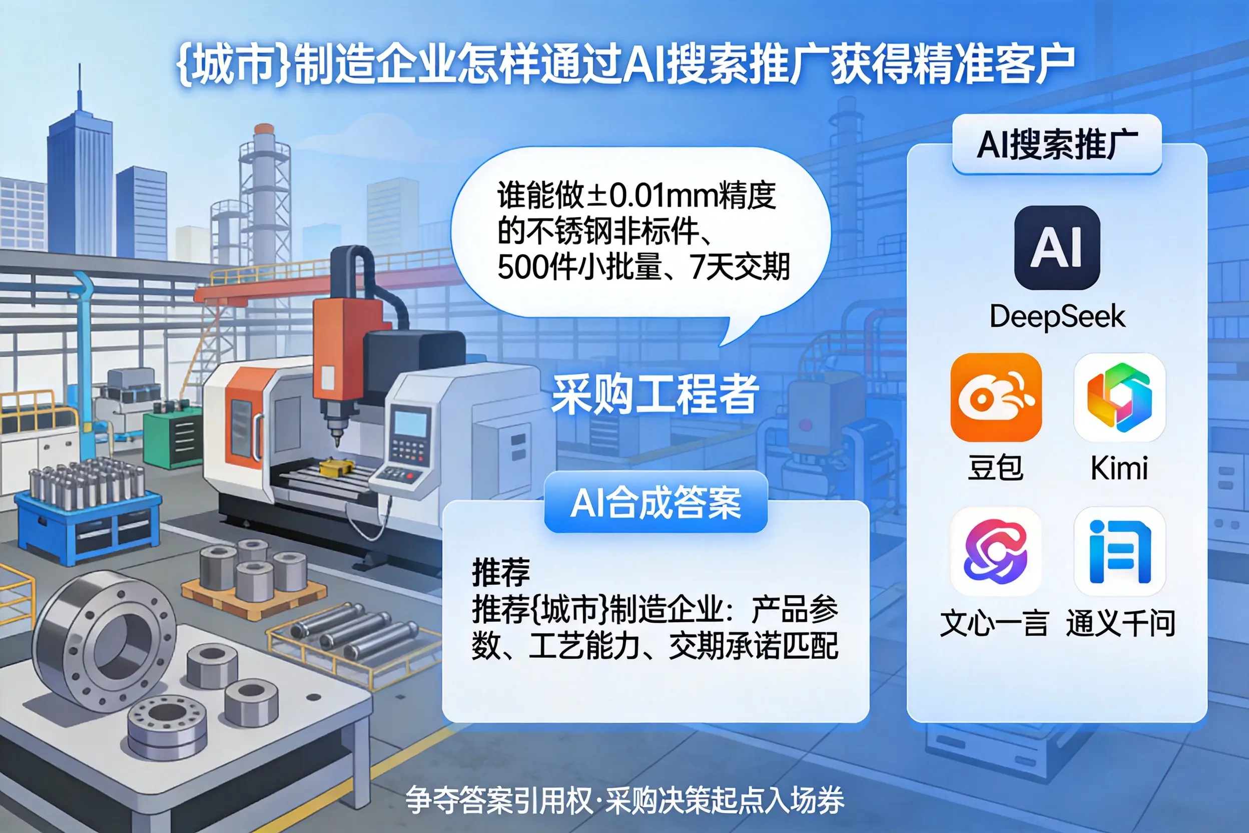 甘肃制造企业怎样通过AI搜索推广获得精准客户