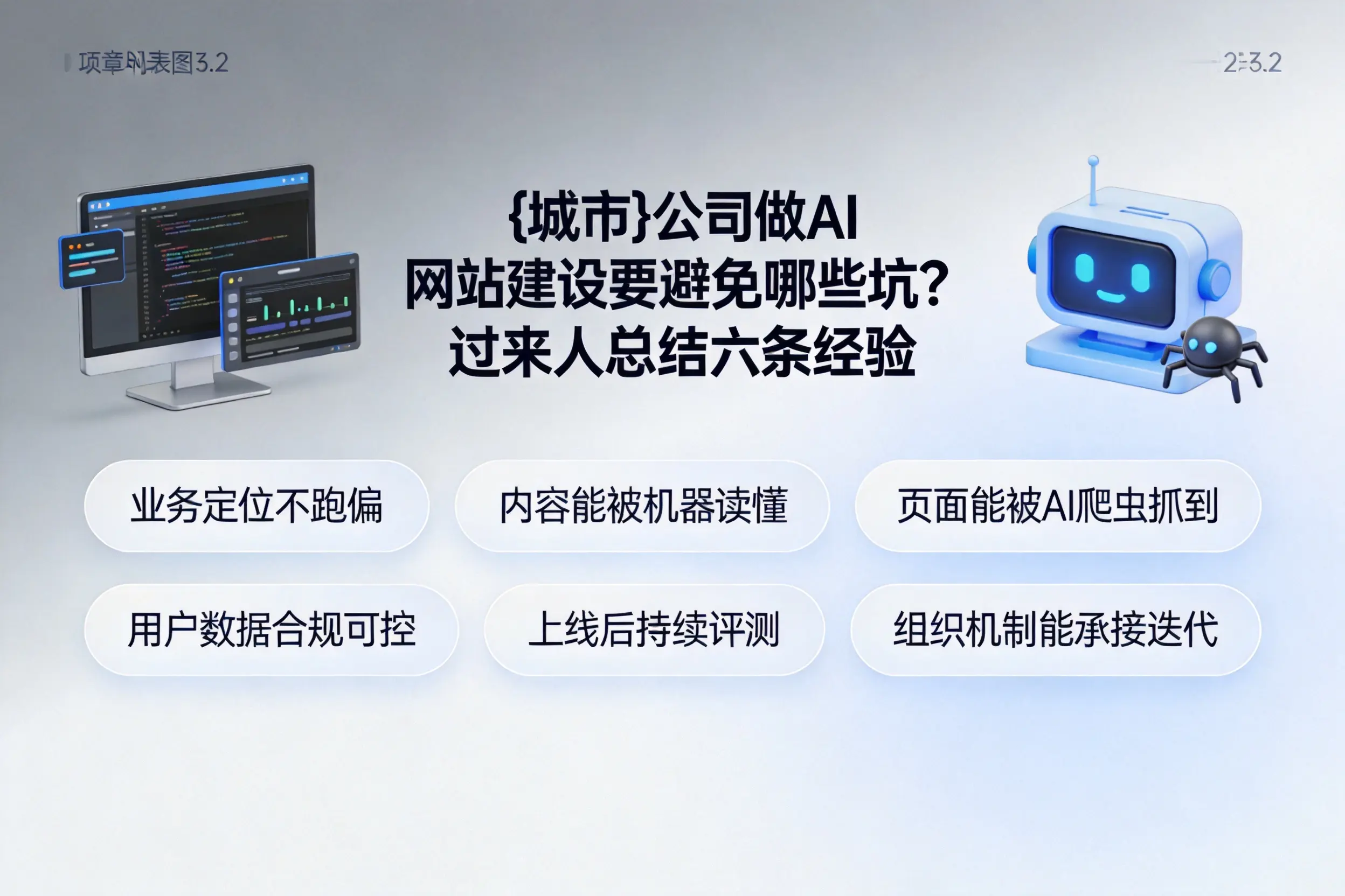 甘肃公司做AI网站建设要避免哪些坑？过来人总结六条经验