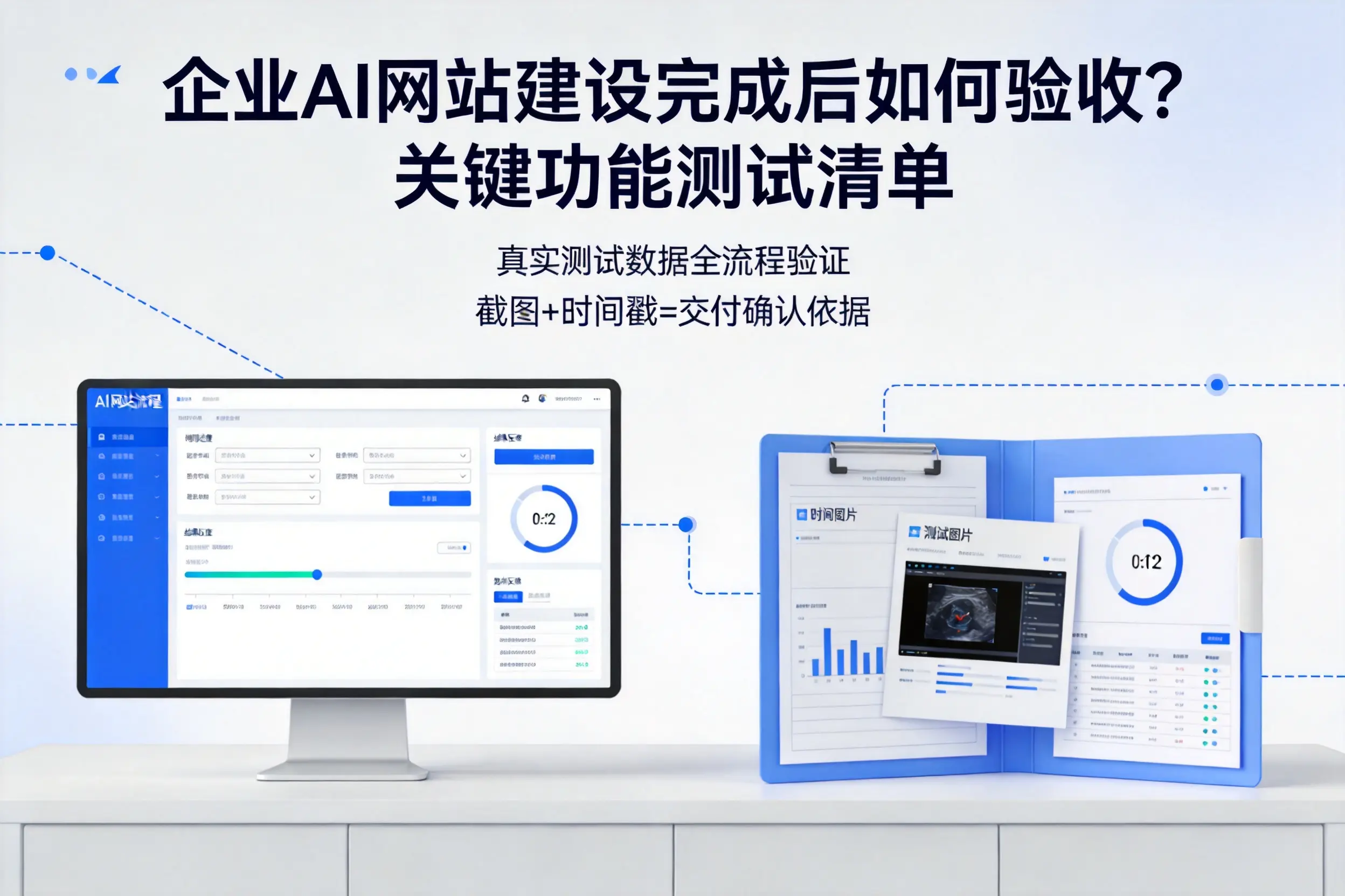 甘肃企业AI网站建设完成后如何验收？关键功能测试清单
