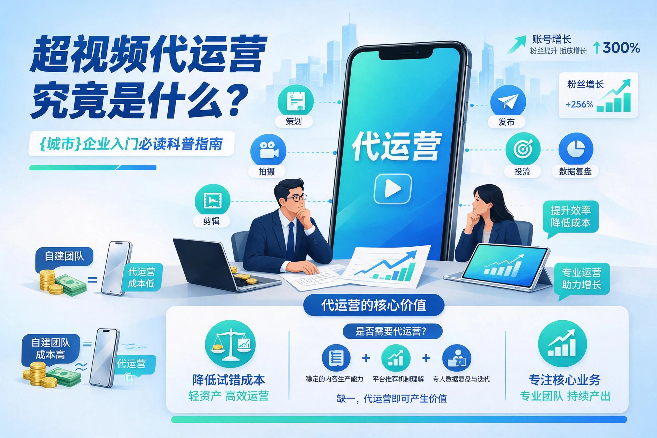 短视频代运营究竟是什么？甘肃企业入门必读科普指南
