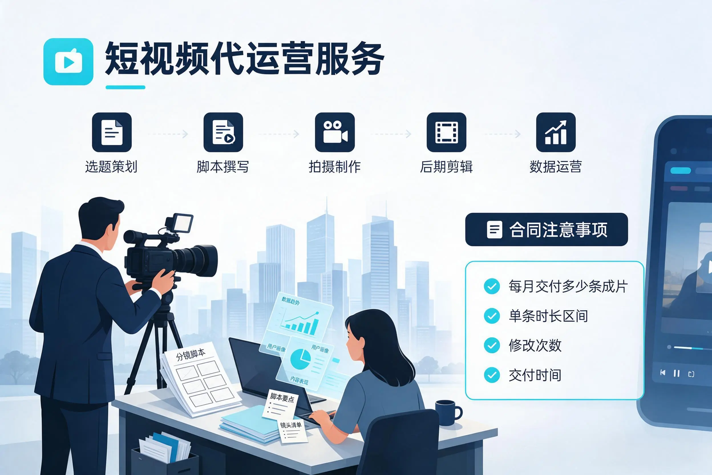 短视频代运营包含哪些服务？甘肃企业常见问题科普